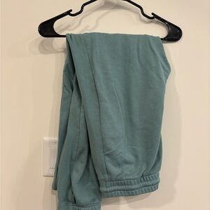 TNA Green Sweatpants Relaxed Fit Joggers